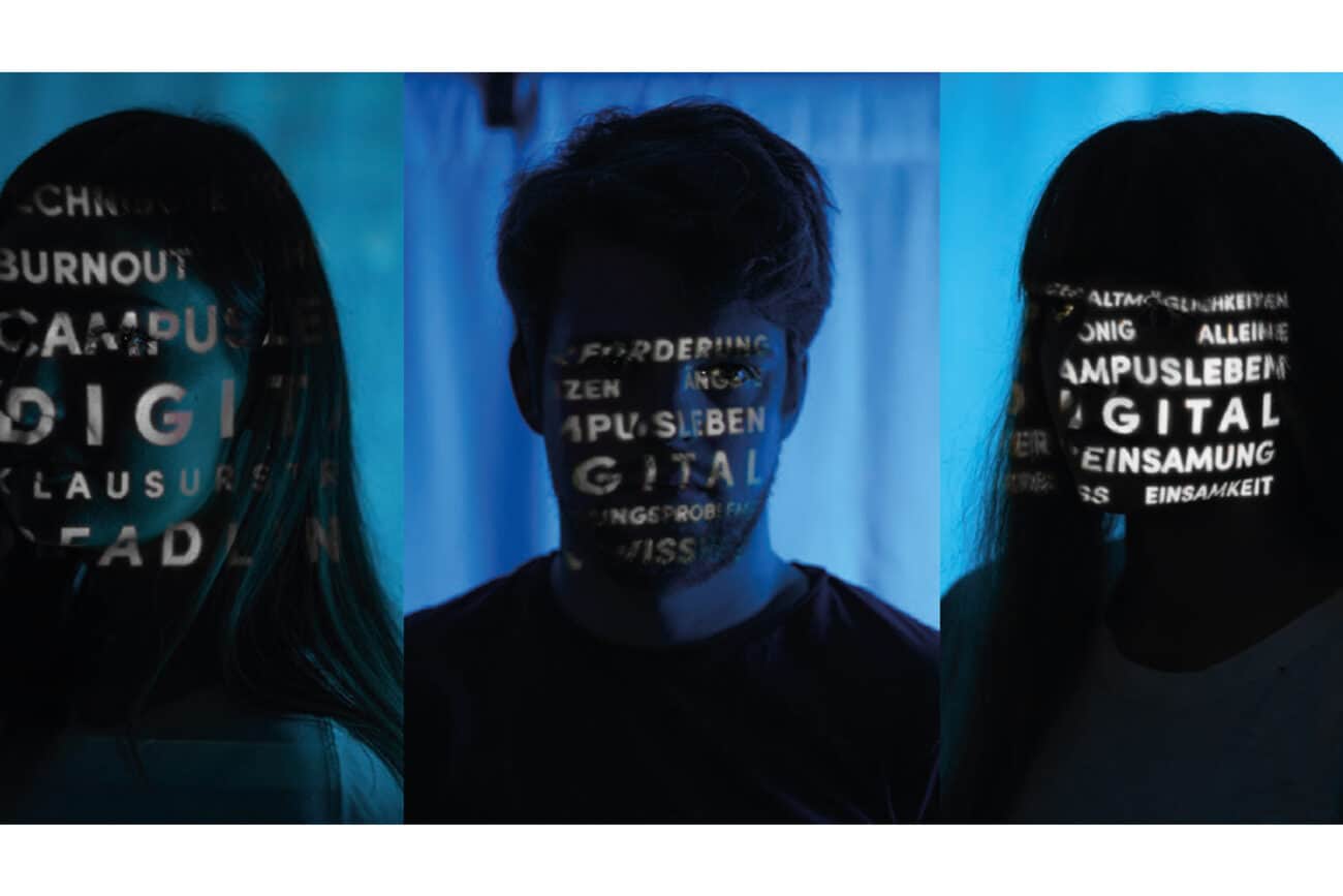 Campusleben Digital DSW Deutsches Studentenwerk Plakat Wettbewerb Design Studium Fernstudium IUBH IU Internationale Hochschule Praktische Arbei Designgrundlagen Anwenden und Kombinieren Corporate Lab