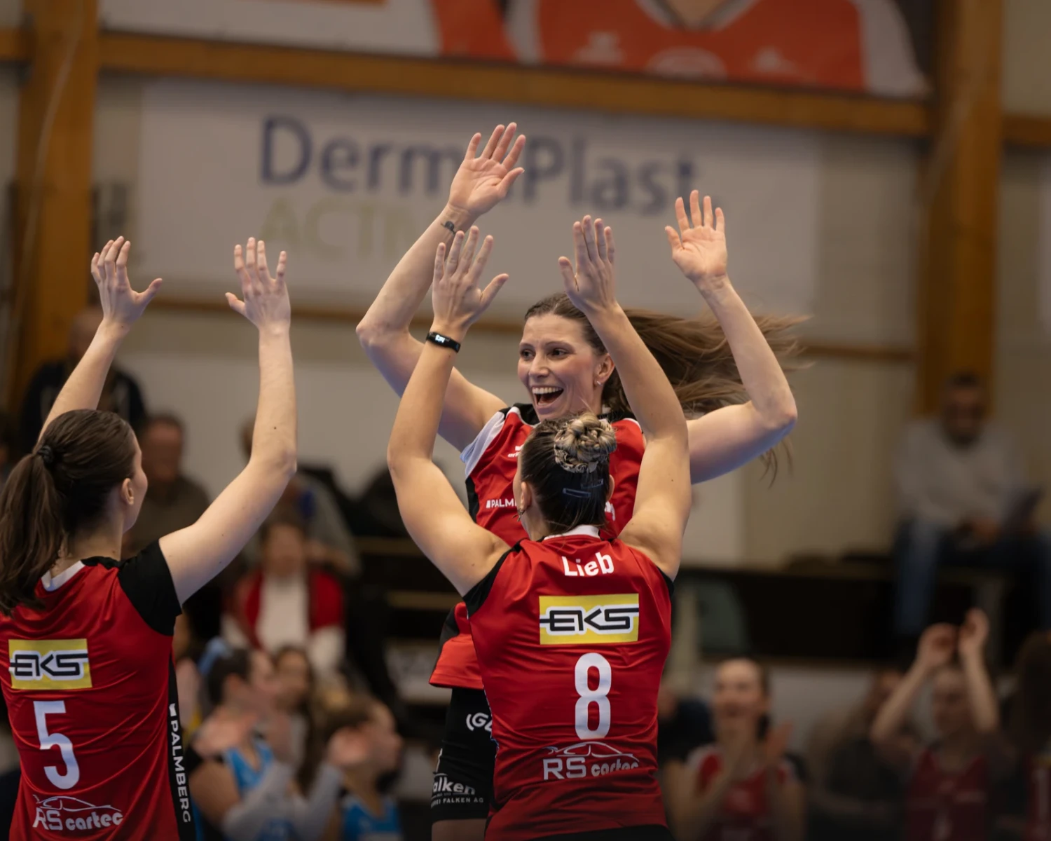 VC Kanti Schaffhausen - 11 Kateřina Holásková (CZ) – Mitte, VC Kanti Schaffhausen vs NLZ Volleyball Academy Zürich, Sportfotografie