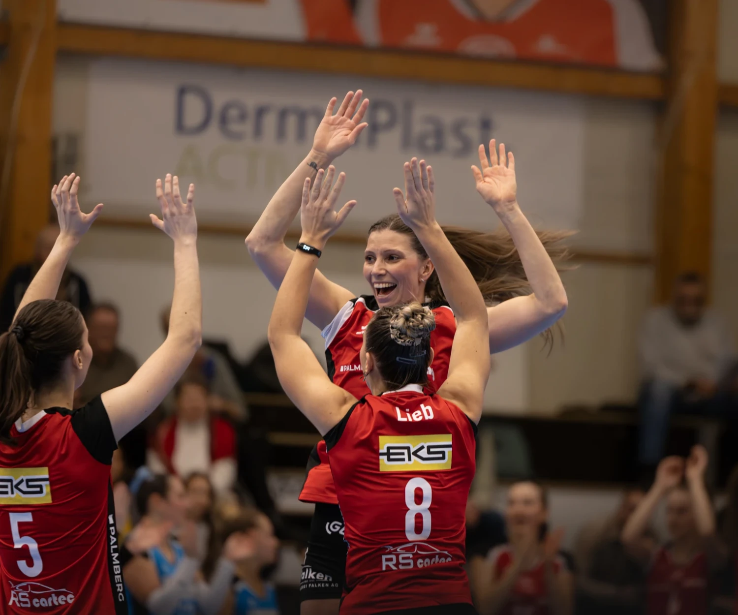 VC Kanti Schaffhausen - 11 Kateřina Holásková (CZ) – Mitte, VC Kanti Schaffhausen vs NLZ Volleyball Academy Zürich, Sportfotografie